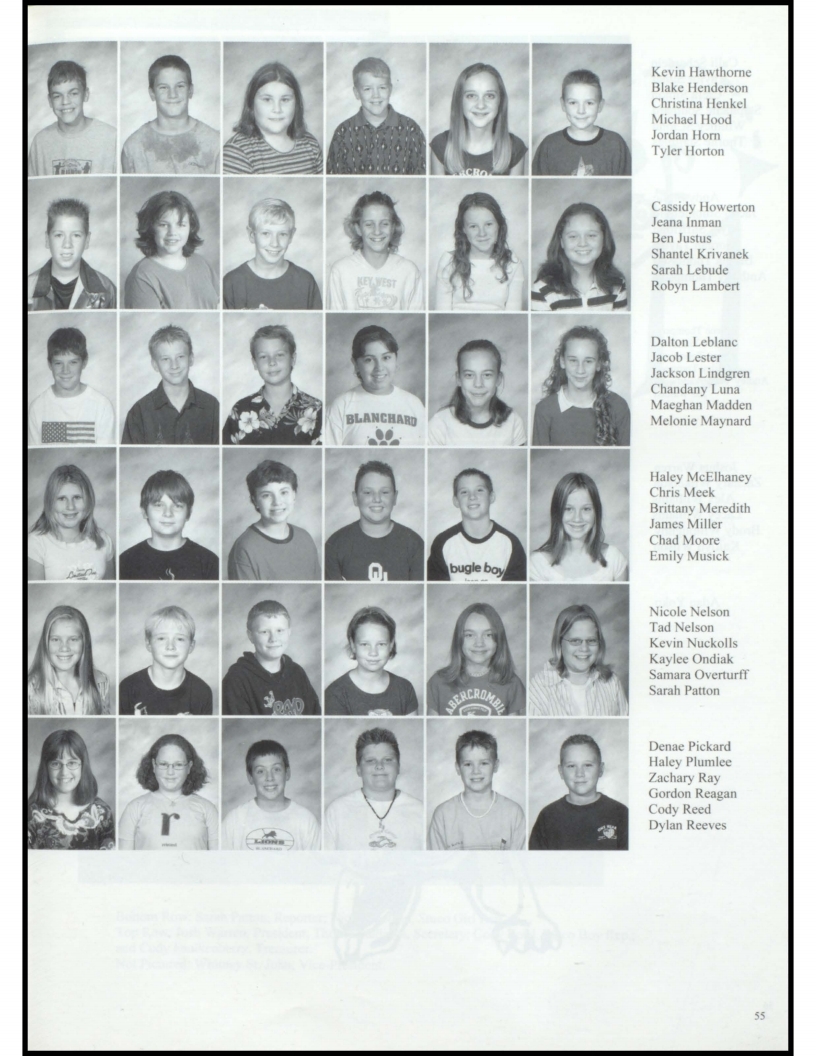 Blanchard Yearbook 20042005